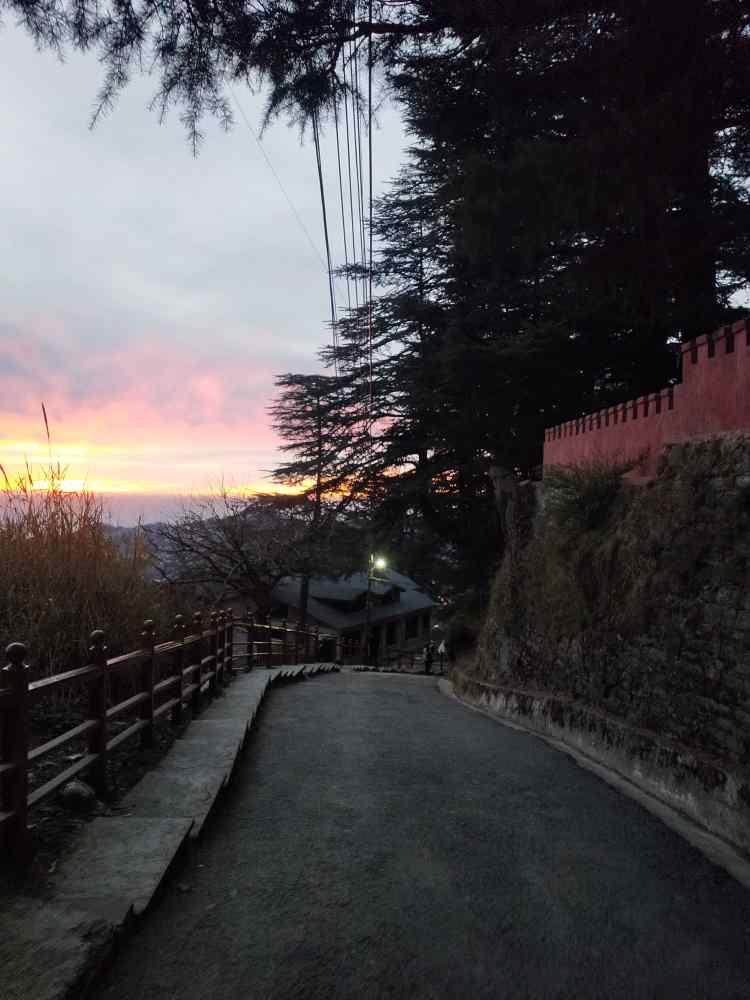 Down A Sweet Alley In Shimla